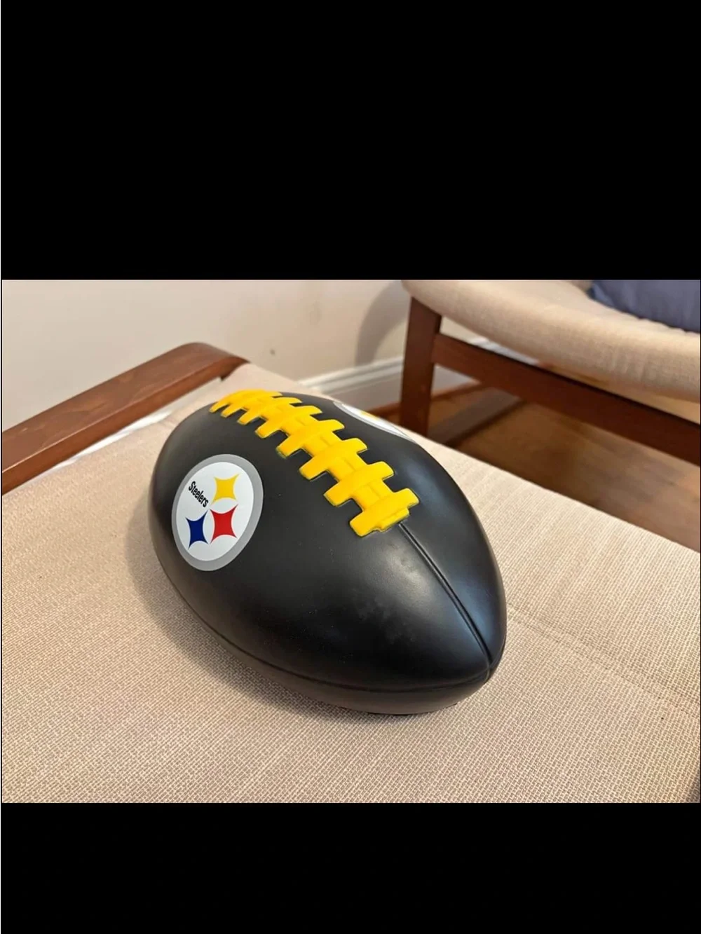 NFL Black and Yellow wearable, collectible foam hat Football